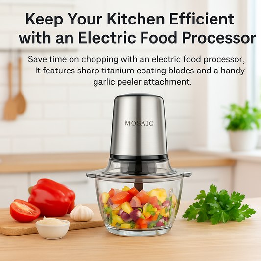 Make Cooking Easy with MOSAIC Electric Food Processor